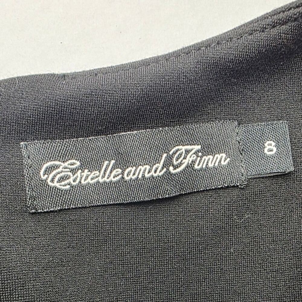 Estelle And Finn Black Shift Dress Size 8 - Picture 5 of 12